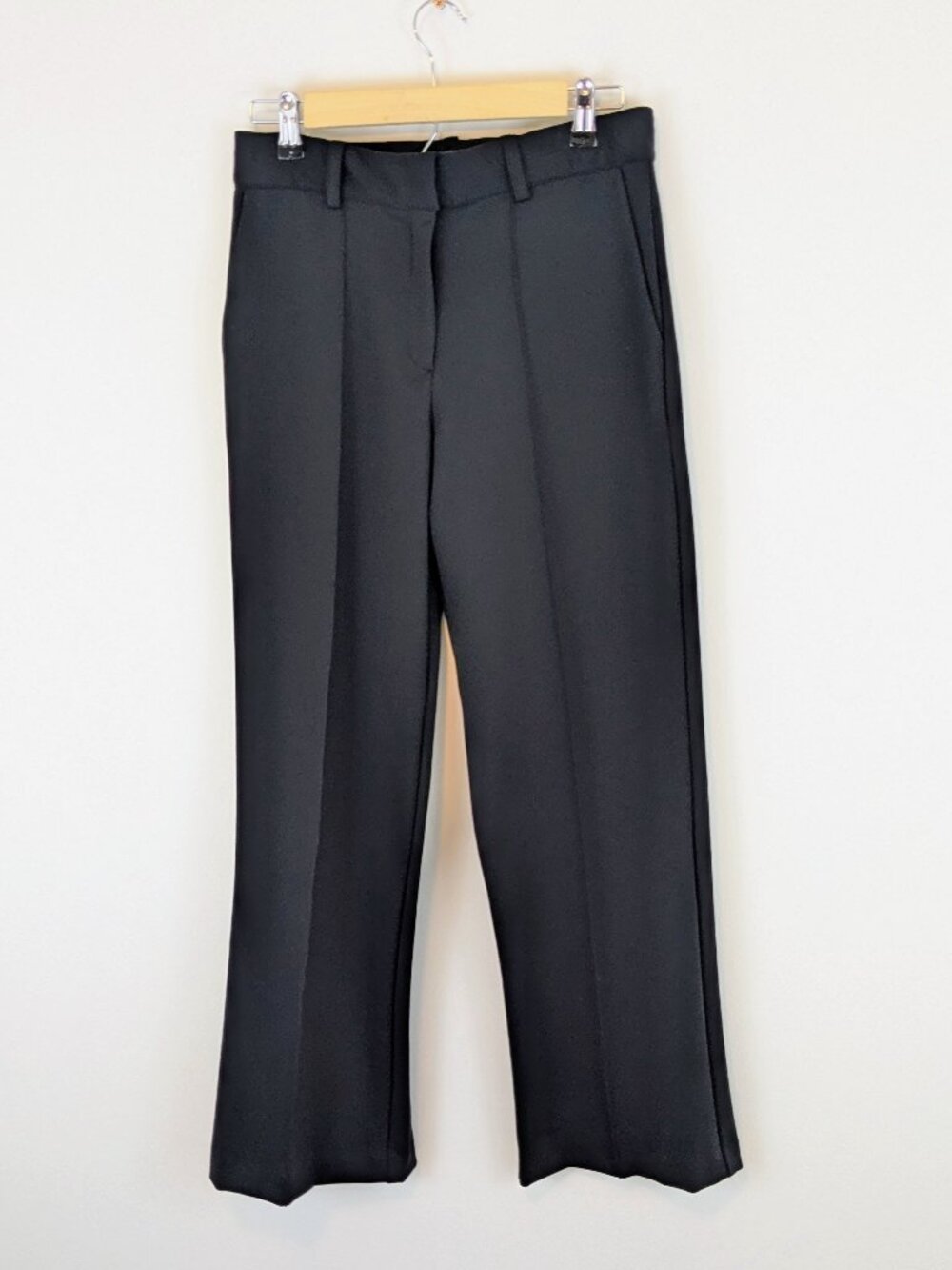 Dusan straight leg slacks black